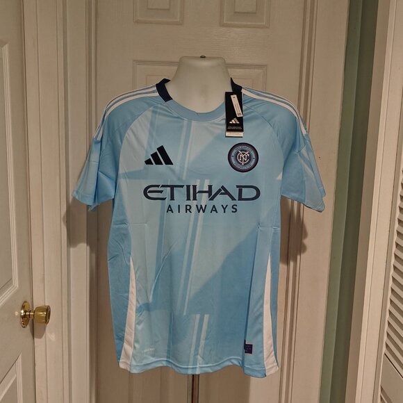 Adidas NYCFC 25/26 Home Jersey Men's Sizes S-XL Blue NWT New York City MLS - Picture 2 of 15